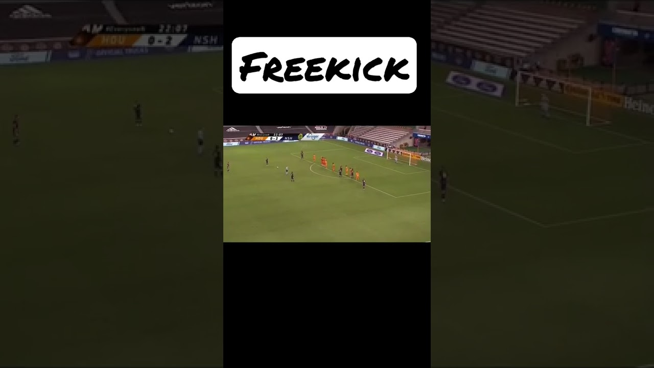 beautiful freekick#shorts #football #footballshorts #trending #viral #futbol #freekick
