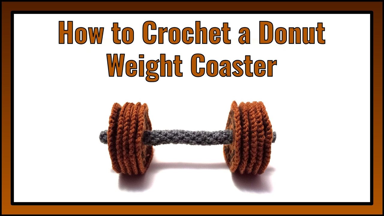 How to Crochet a Donut Weight Coaster