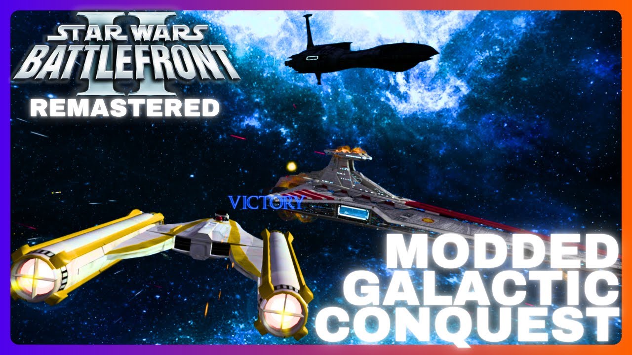 Star Wars Battlefront 2 REMASTERED Galactic Conquest as Clones!