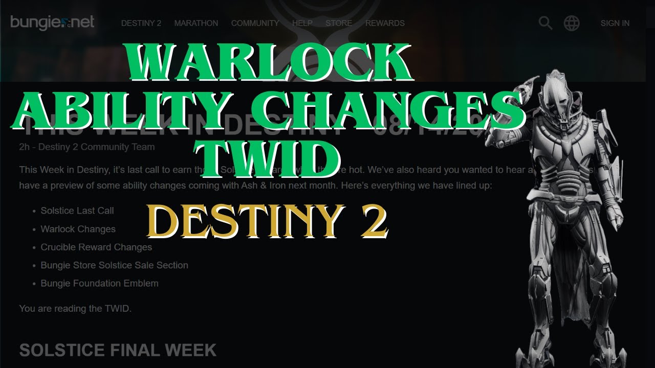 Warlock Ability + PVP Loot Drop Changes |Average Gamers Perspective| Destiny 2 The Edge of Fate