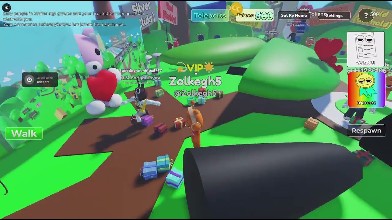 Catching a Exploiter On Camera and Ruined the lobby In 3D Sprunki RP and Animations!!!