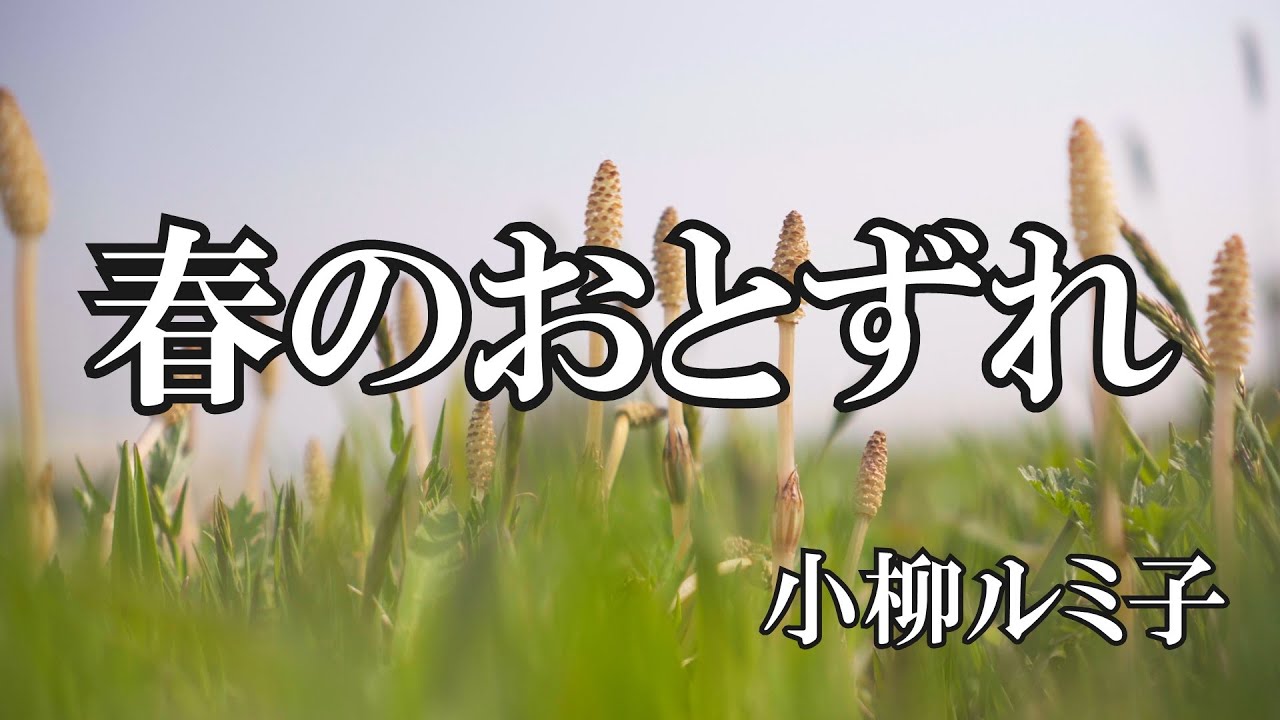 春のおとずれ / 小柳ルミ子 (歌詞入り)
