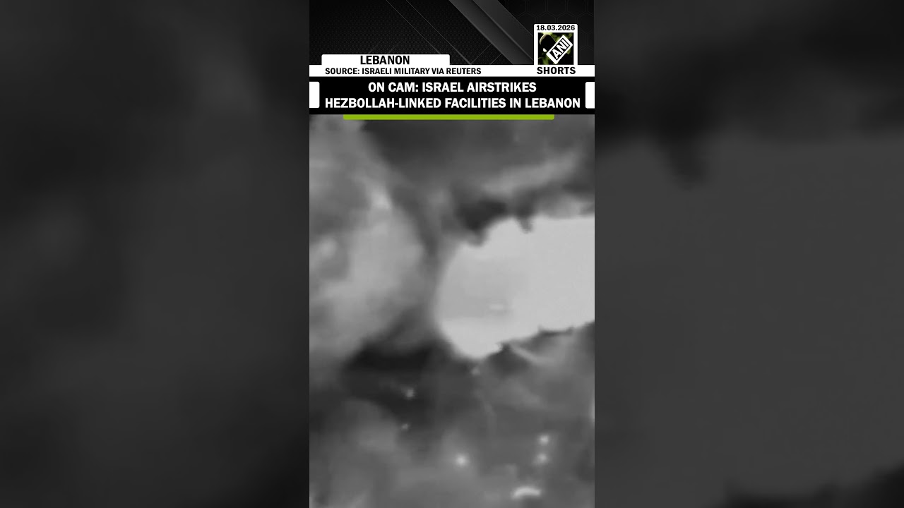 On Cam: Israel air strikes on Hezbollah-linked facilities in Lebanon