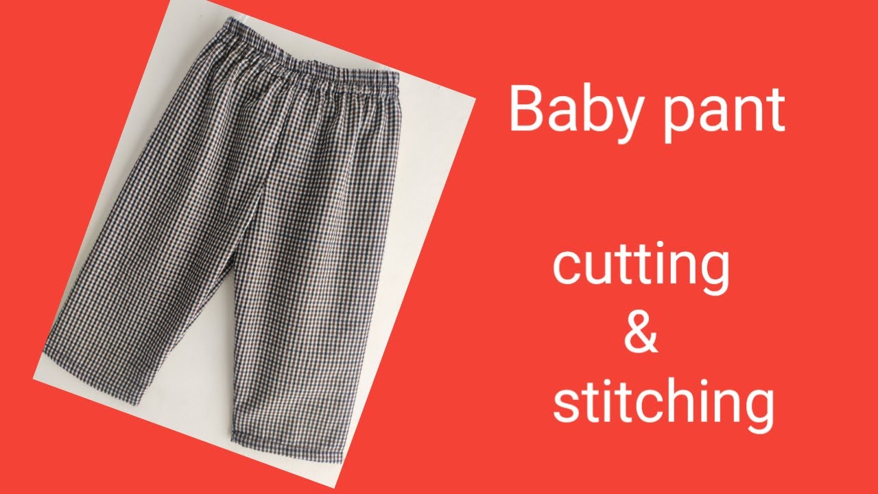 Baby pant/pajama easy cutting and stitching /how to cut baby pant/easy diy tutorial/ 2 year baby