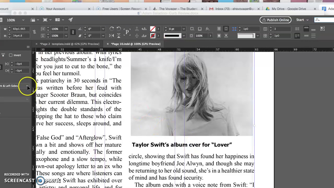 InDesign Basics for School Newspapers