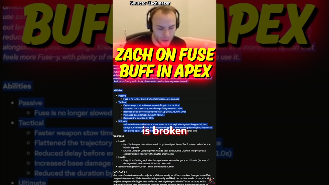 Закмазер на Fuse с мегабаффом в Apex Legends #apexlegends #shorts