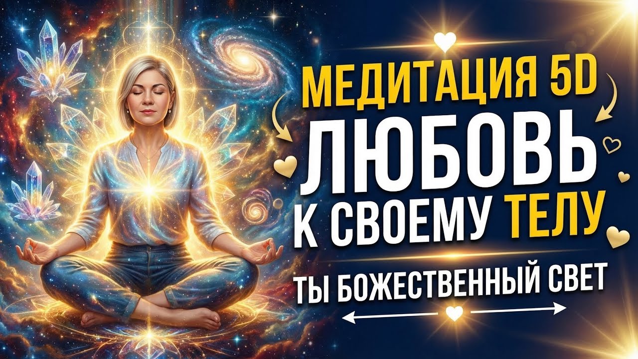 5D Медитация | Любовь к своему телу 🌸 