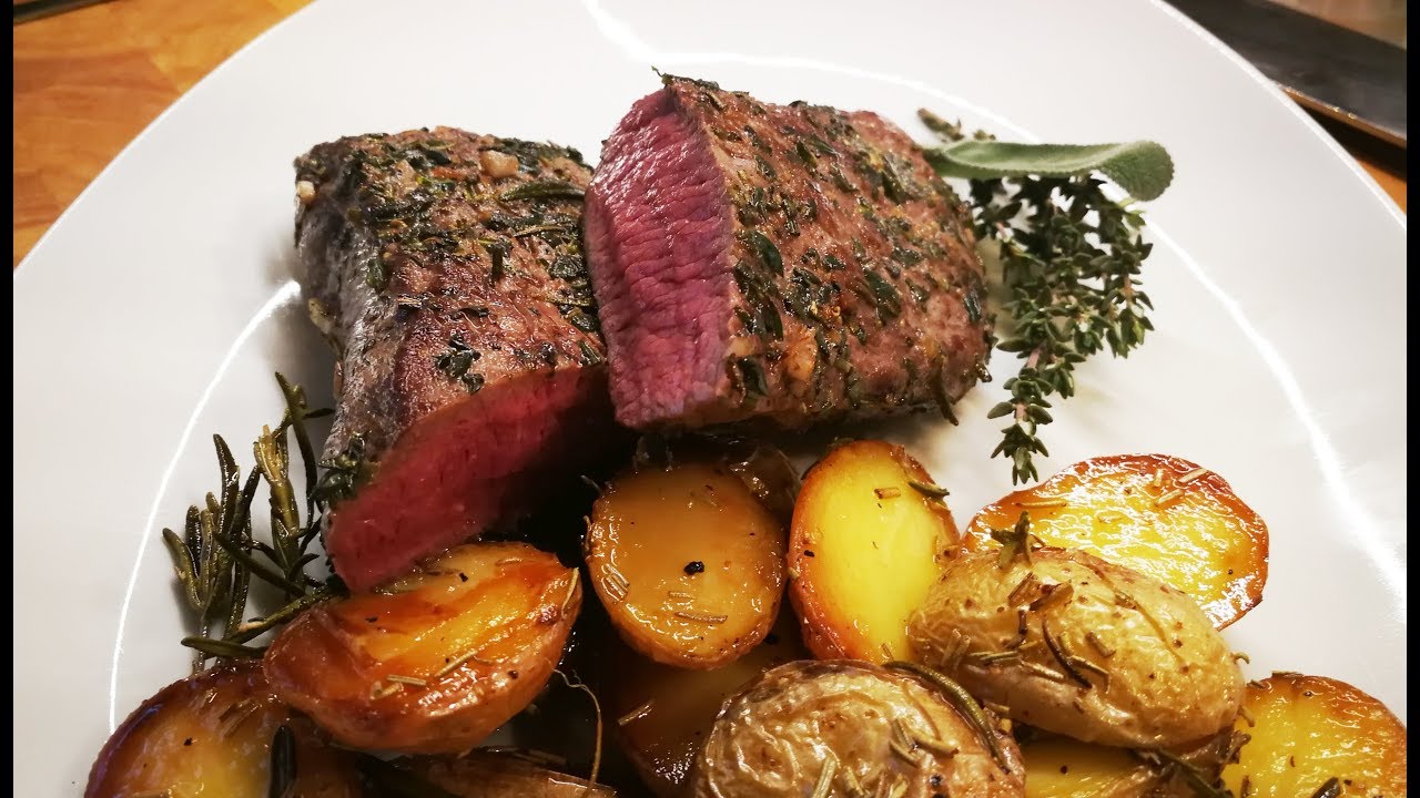Lammlachs an Rosmarin Kartöffelchen