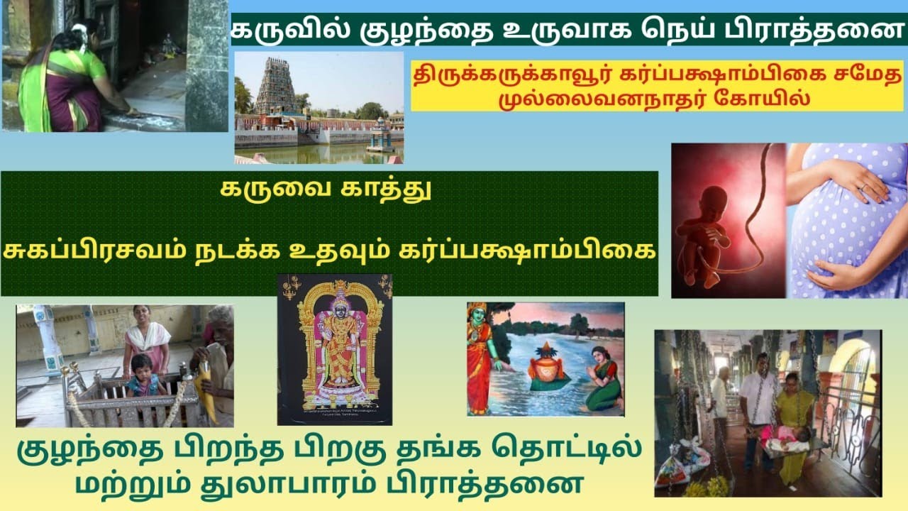 குழந்தைபாக்கியம் அருளும் திருக்கருக்காவூர் கர்ப்பக்ஷாம்பிகை Thirukarukavur Garbarakshambigai Temple