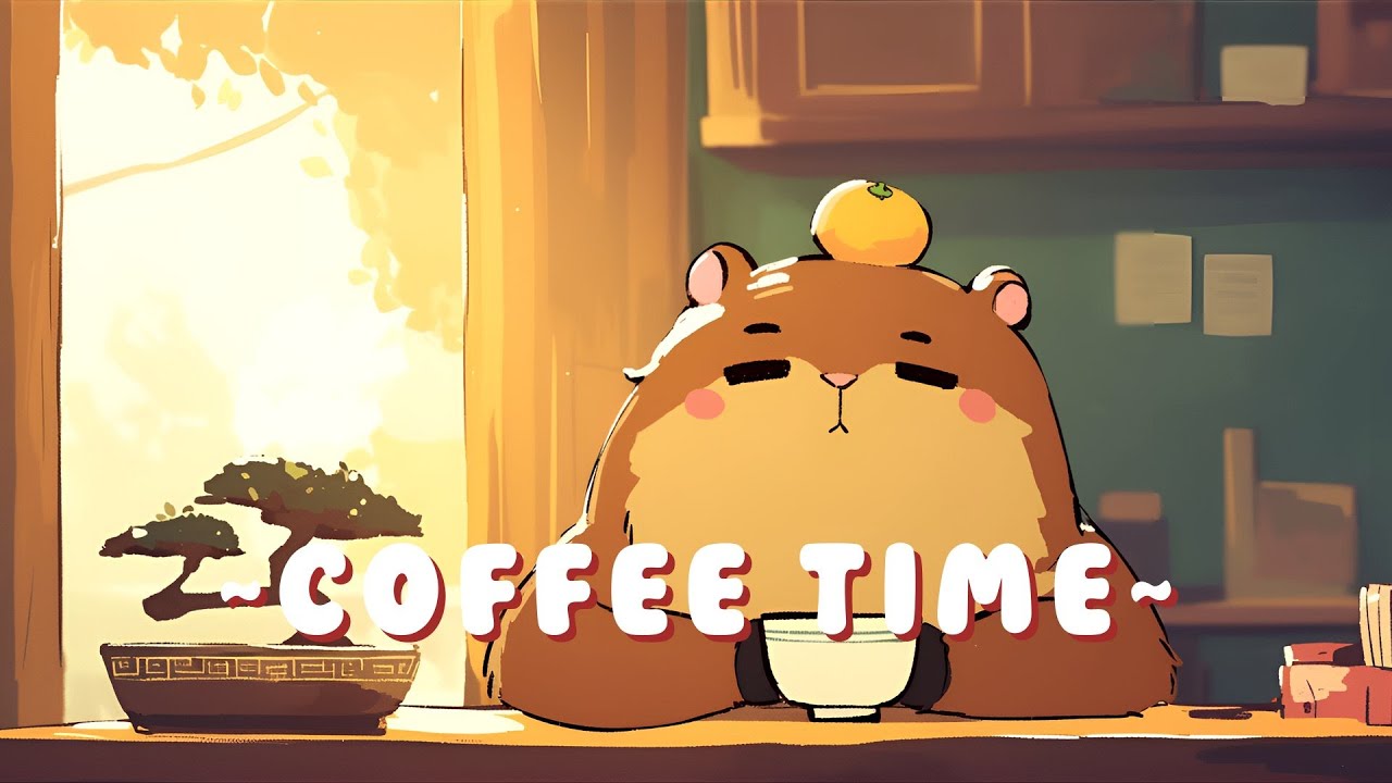 [Long Session] Capybara Lofi Music Station | Chill Beats to Help You Relax 🦫 🎧 ✨