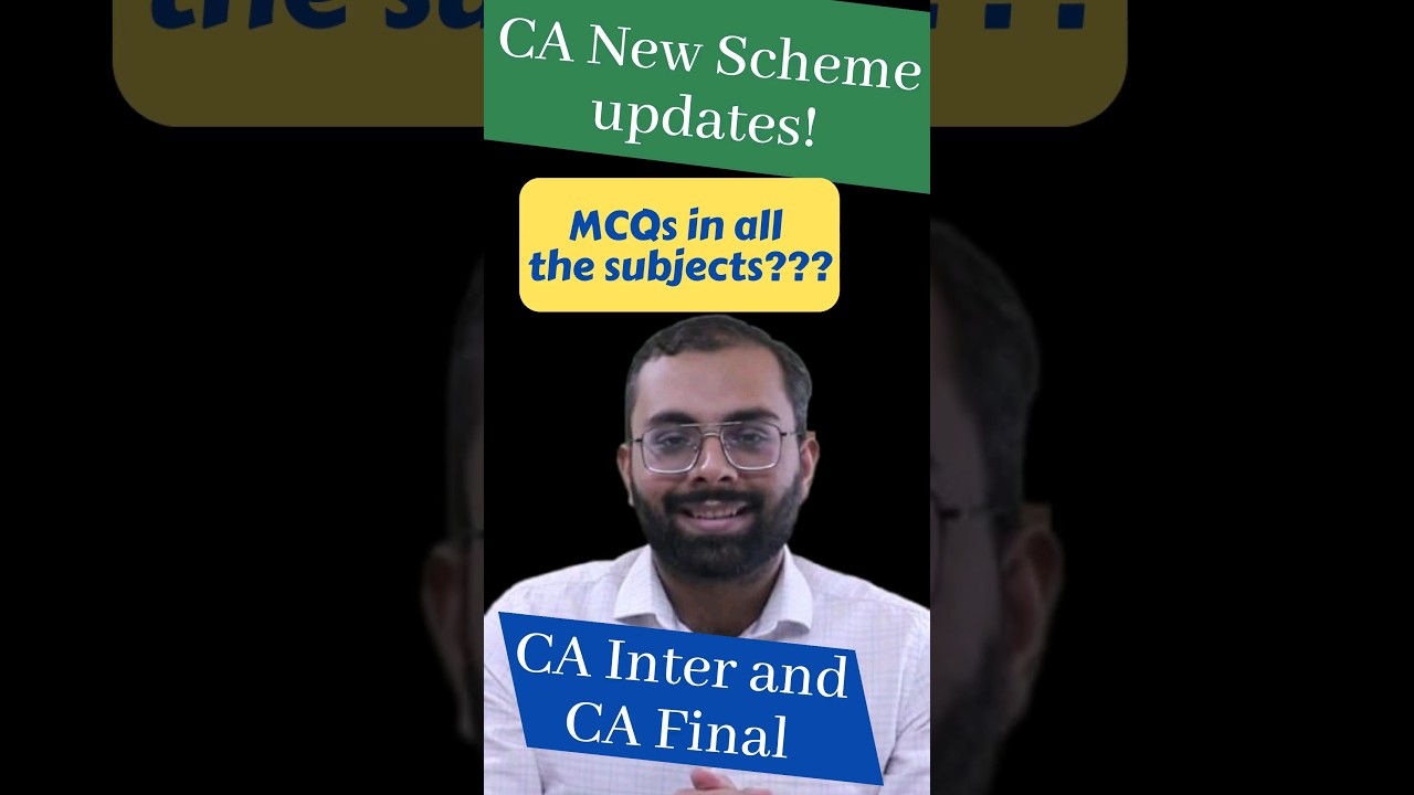 CA New Course Biggest Update  MCQs in all the subjects??? 