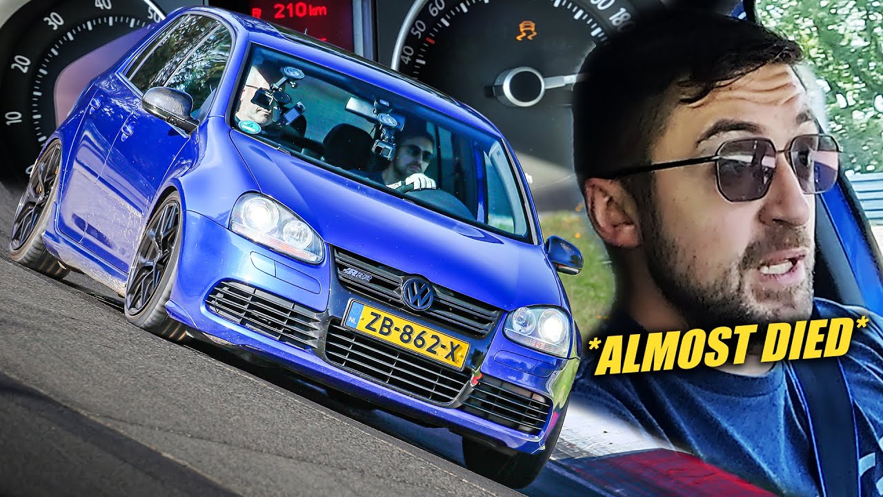 BRAKE FAILURE!😱 VW Golf R32 vs BMW M4 CSL // Nürburgring