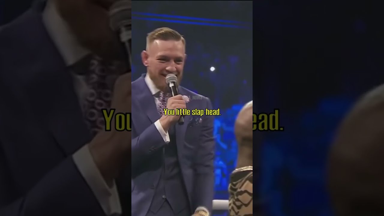 Conor McGregor Smacks Floyd Mayweather's Head: 