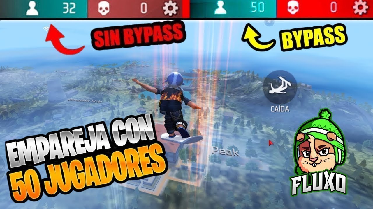 COMO JUGAR CON 50 JUGADORES EN BR FREE FIRE EN PC GRATIS !!