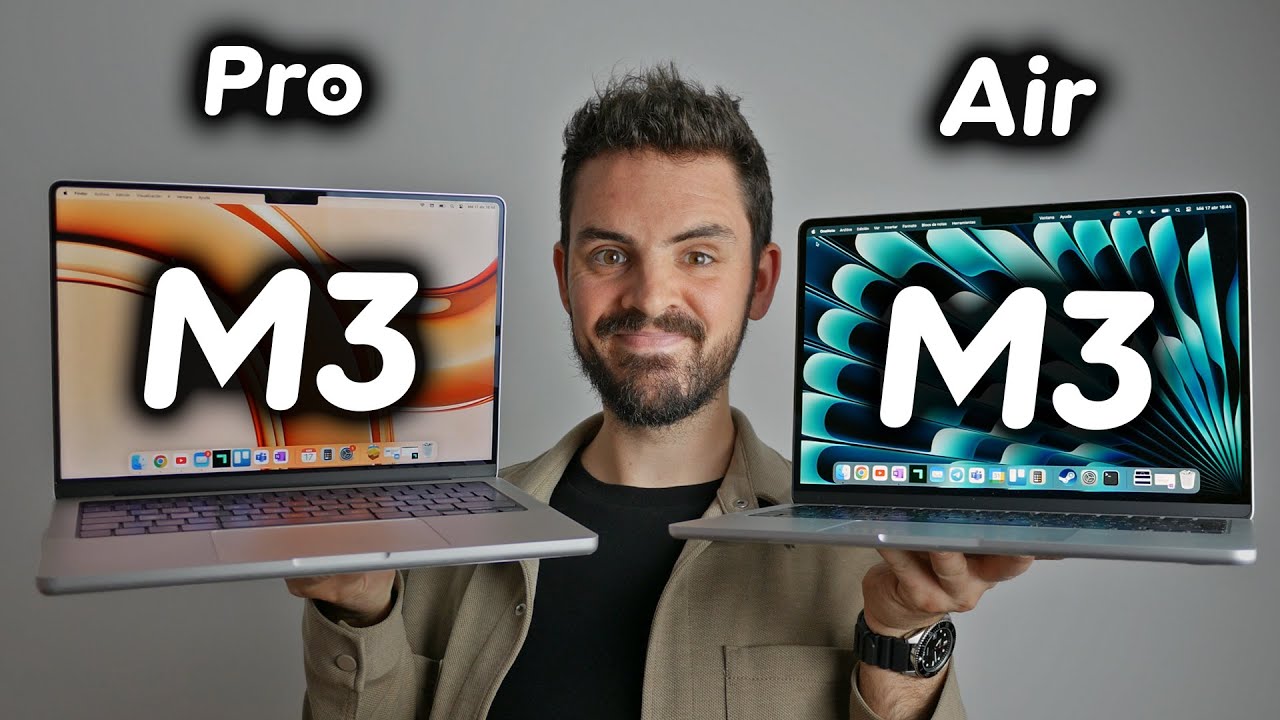 MacBook Air M3 vs MacBook Pro M3, ¡No te EQUIVOQUES!