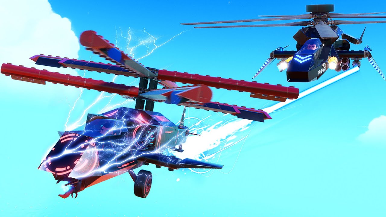 HELICOPTERS vs EMP!  Who Can Stay In The Sky Longest?