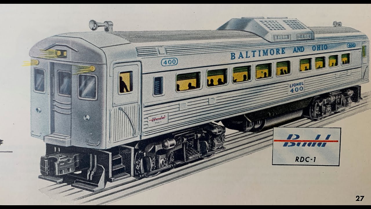 Classic Lionel Trains – Budd Rail Diesel Car - 1956-1958