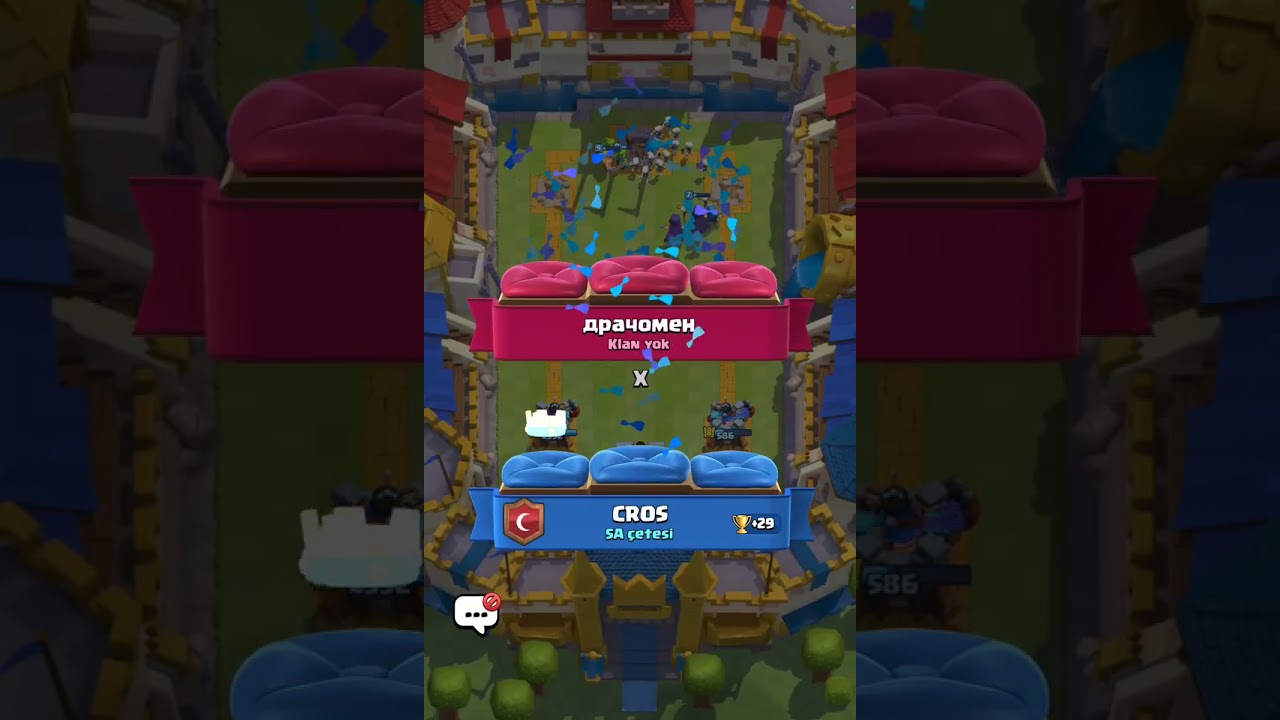 CLASH ROYALE OYNADIM BOT GİBİ OYNADIM XD. 