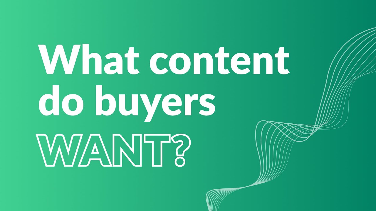 What content do B2B tech buyers want?