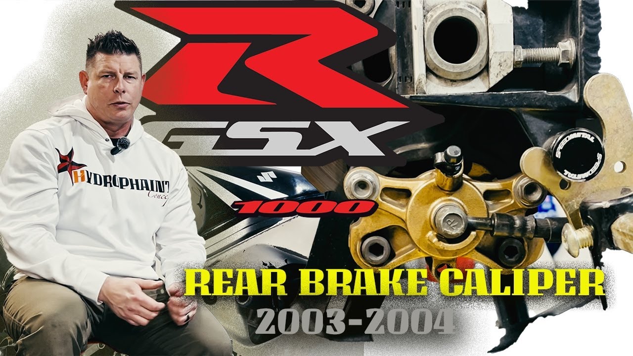 GSXR 1000 K3 K4 2003-2004 REAR BRAKE CALIPER REBUILD.