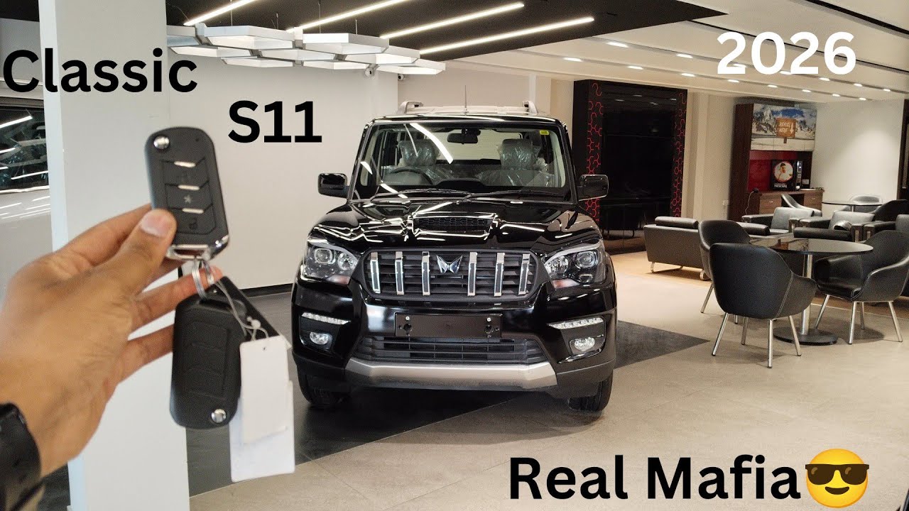 ये हैं असली माफिया SUV🖤Mahindra Scorpio Classic S11 Top Model 2026 #viral 