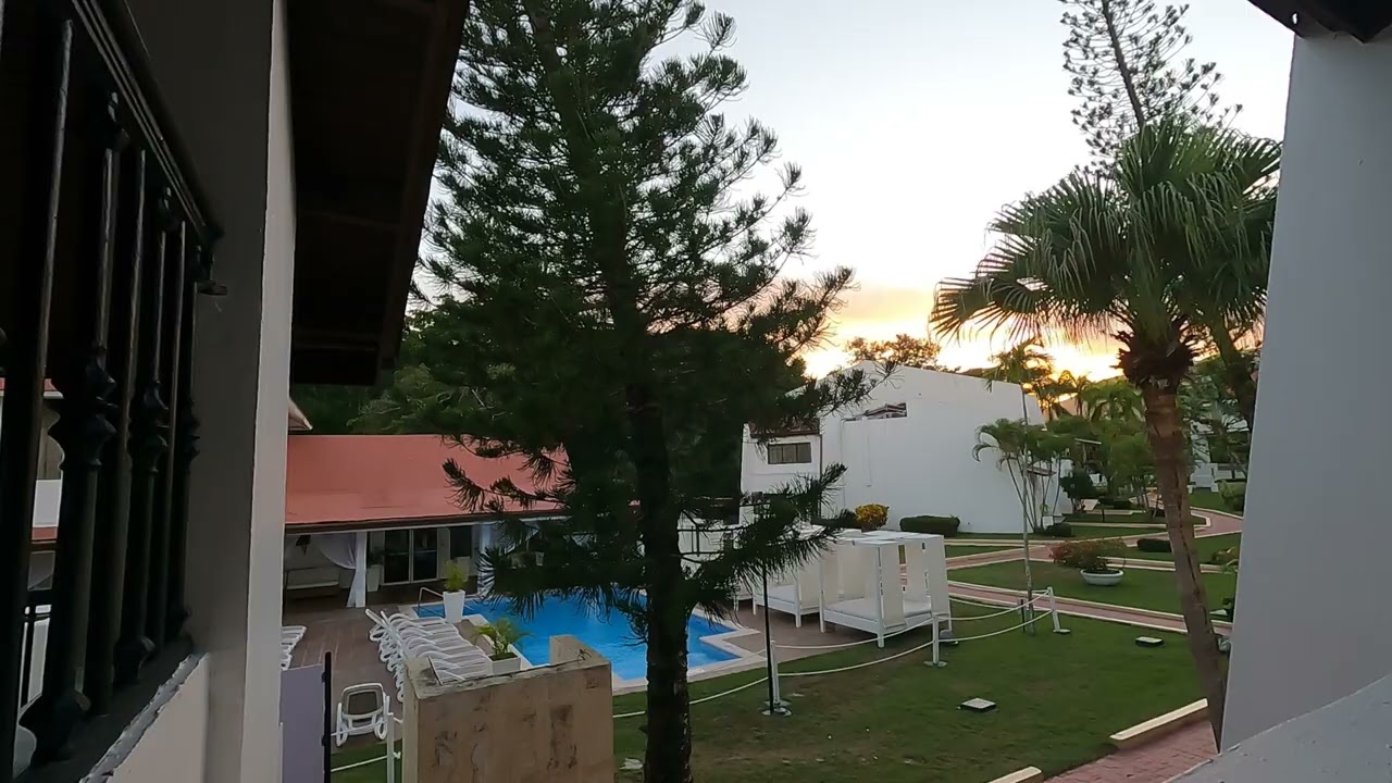 [Timelapse] Playa Dorada - Puerto Plata - Dominicana. Вид с балкона перед закатом | Короткие # 9