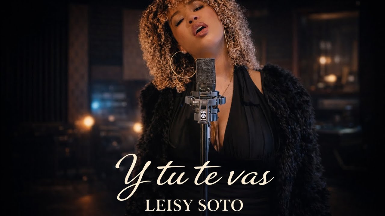 Leisy Soto - Y tú te vas (Video lyric) Versión Salsa