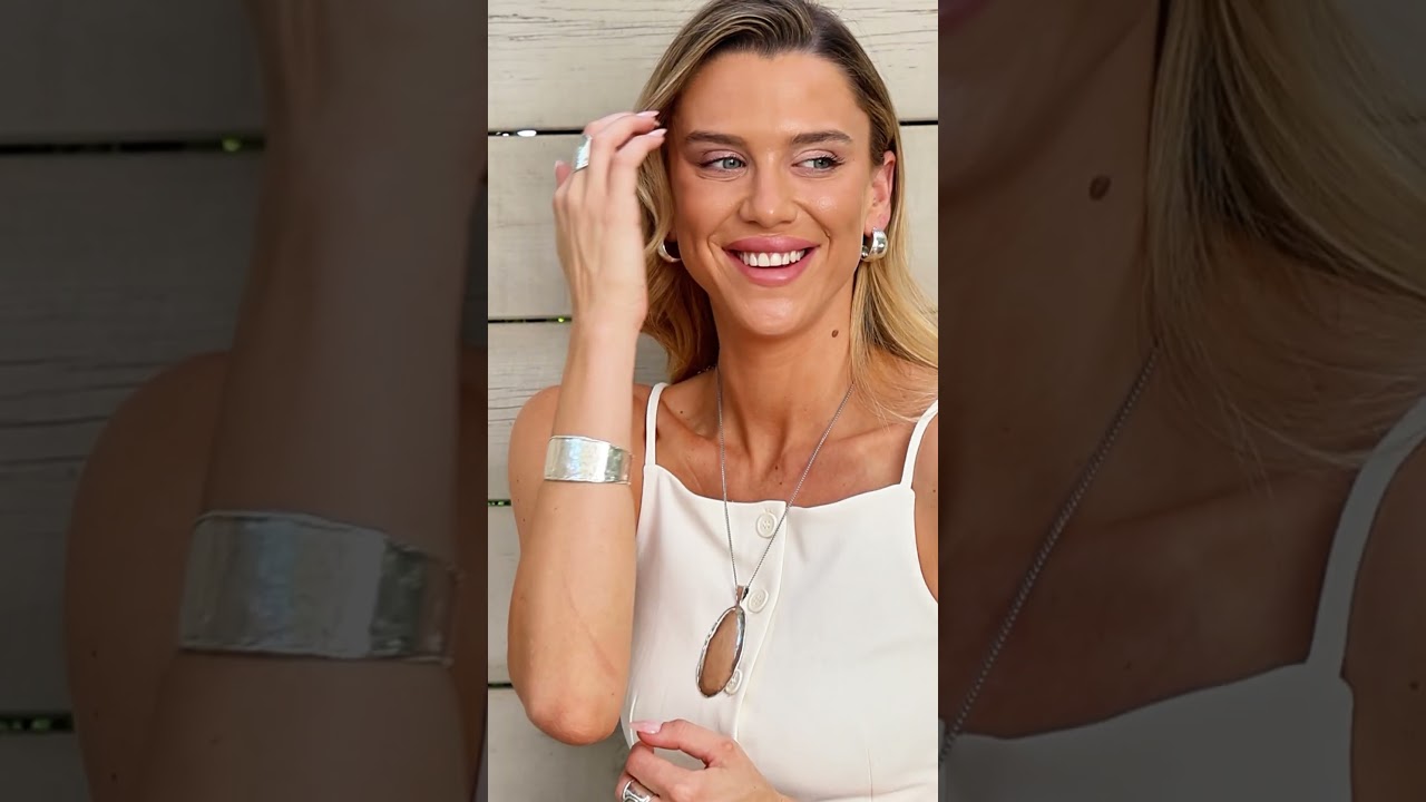 Sterling Silver Hammered Cuff Bracelet | Jean Rachel Jewelry