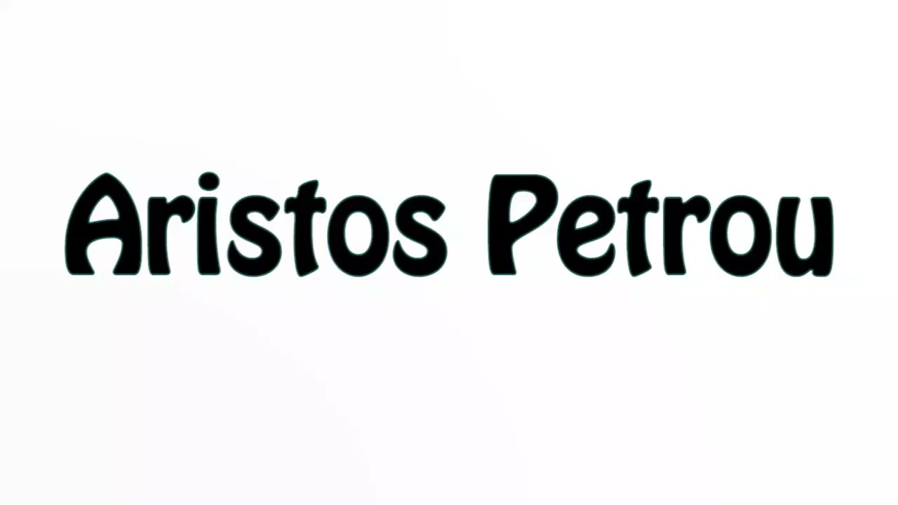 Learn How To Pronounce Aristos Petrou