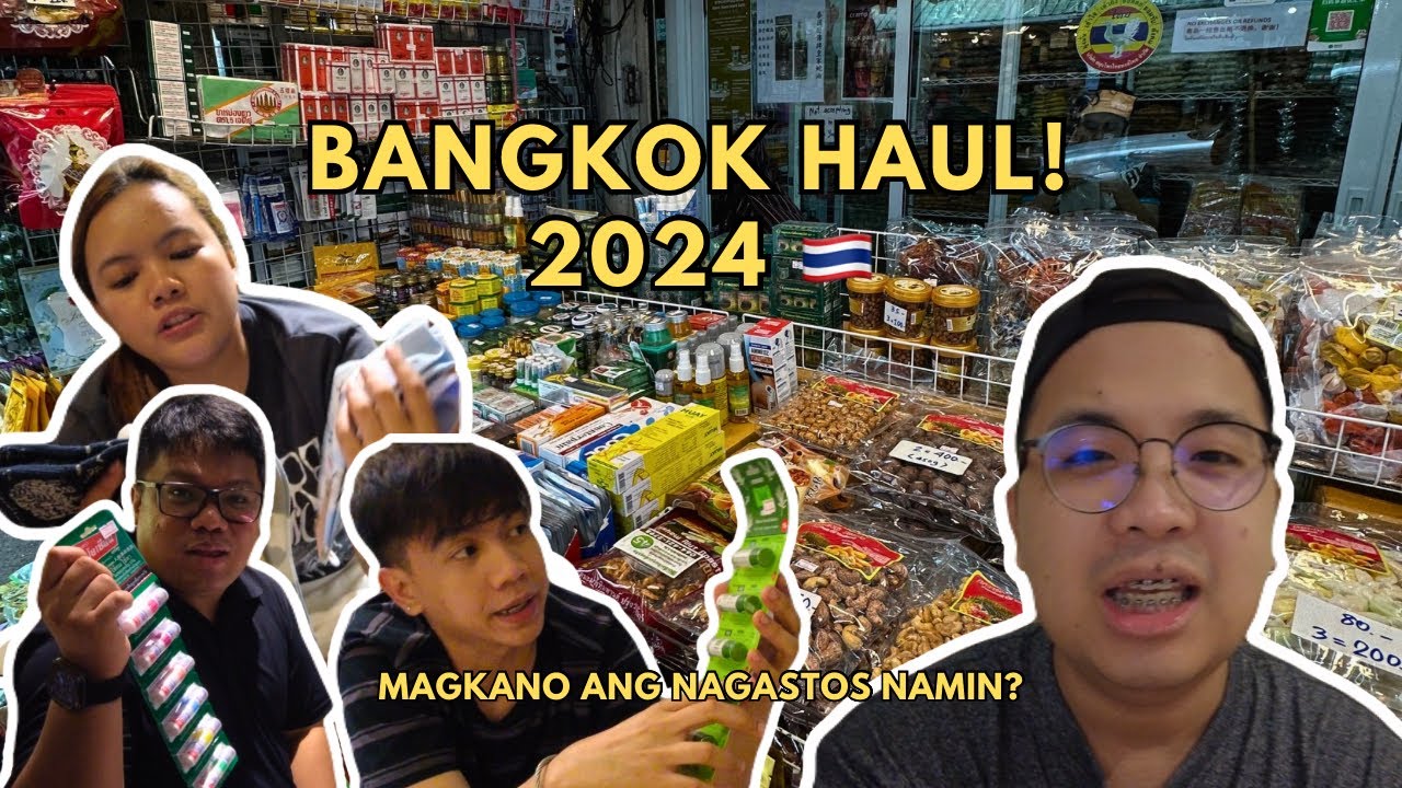 BANGKOK HAUL 2024 🇹🇭: Magkano ang nagastos namin? | Vlog #204