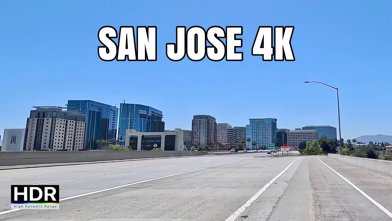 Driving Downtown San Jose & Levi Field 4K || San Jose, California