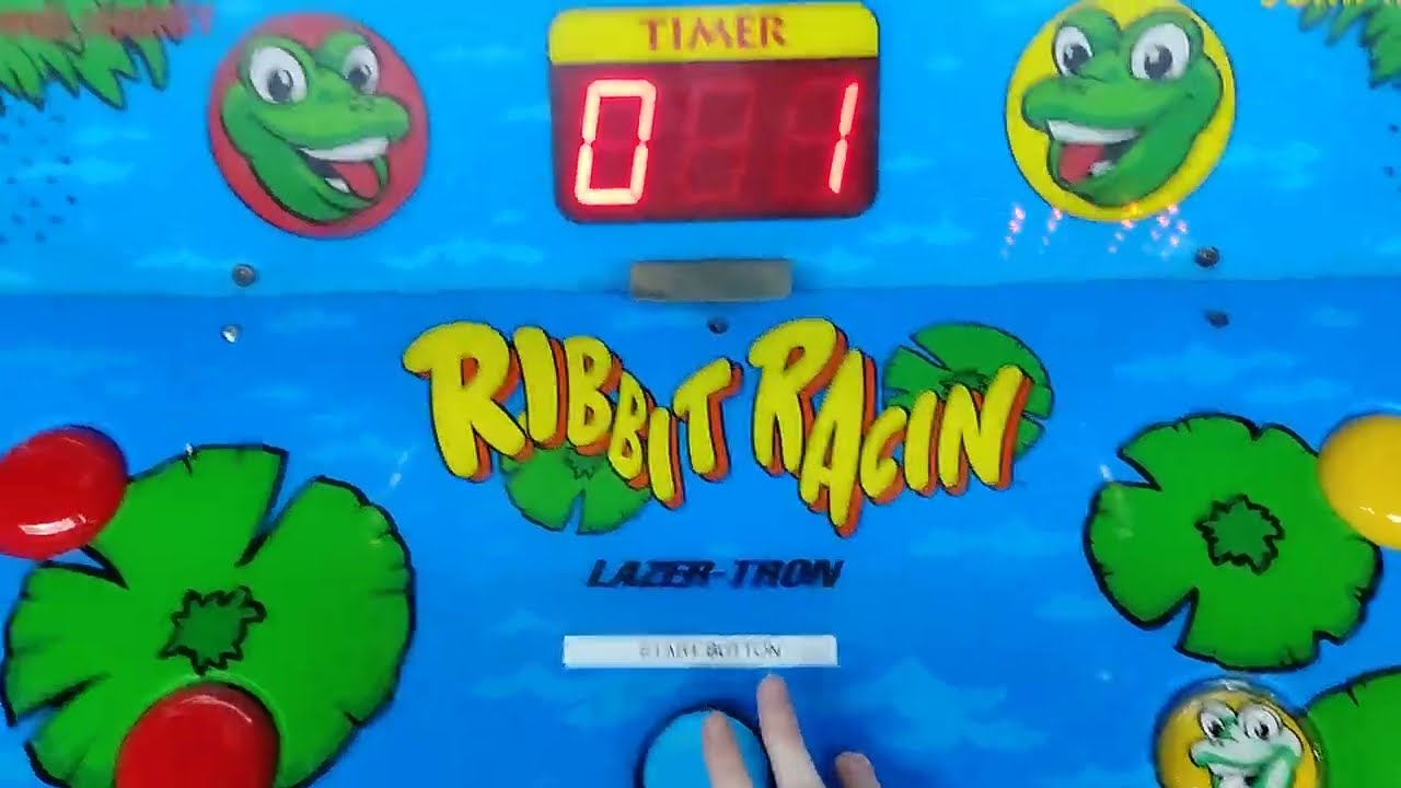 Ribbit Racin' at Nickel-A-Play in Aurora, Colorado