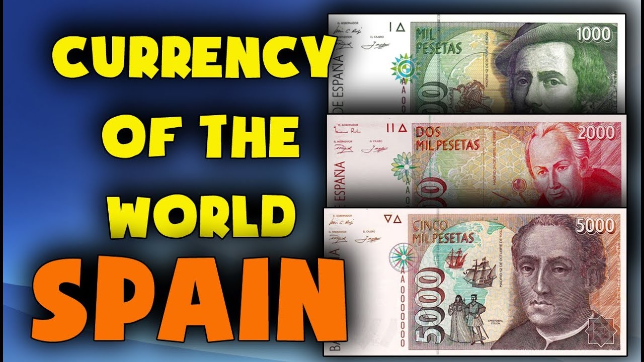 Currency of Spain.PRE-EURO. Spanish peseta.Spain currency