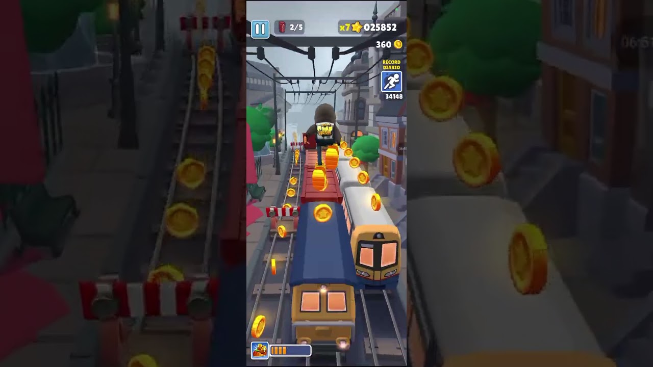 Jugando subway surfers