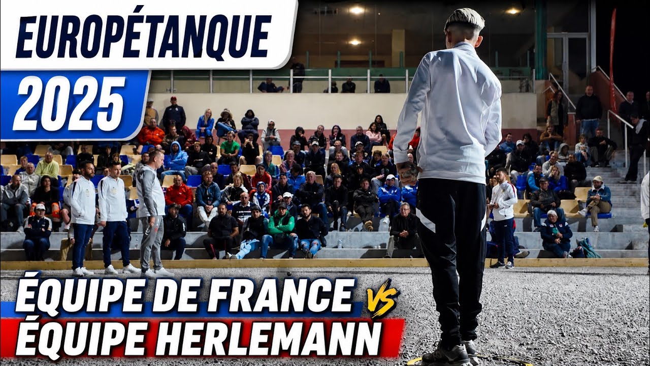 ÉQUIPE DE FRANCE vs ÉQUIPE HERLEMANN, le choc des 1/8 de finale de l’europétanque #petanque 