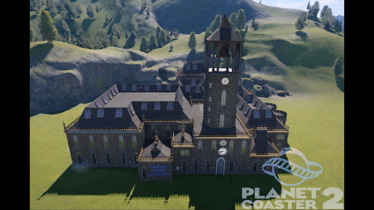 Грейвс-Пойнт: Академия Грейвс-Пойнт (Planet Coaster 2)