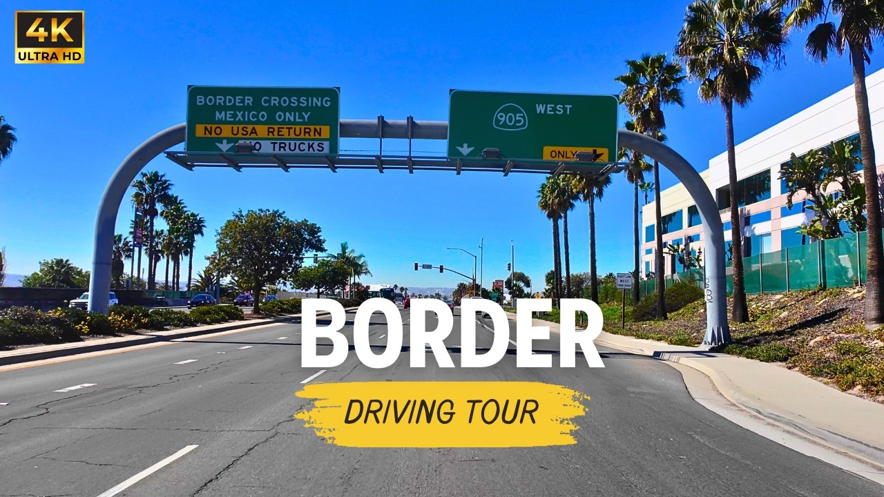 Border to City | Otay Mesa to San Diego on SR-905 | 4K Drive