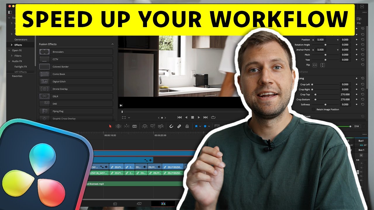 6 Tricks To Speed Up Your Editing Workflow In DaVinci Resolve 19