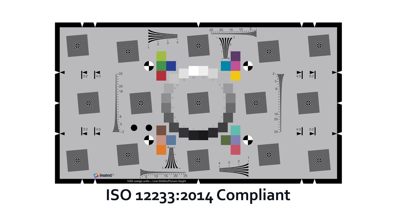 Anatomy of the eSFR ISO Test Chart