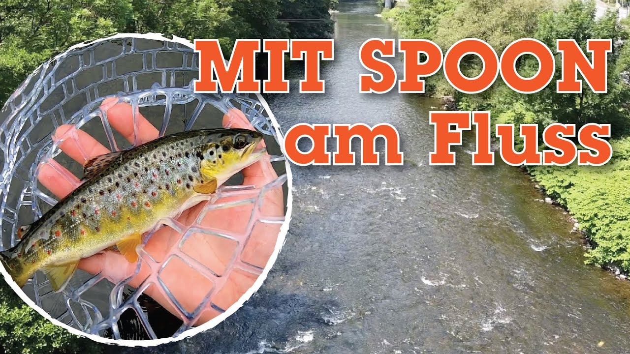 Forellenangeln mit Spoon am Fluss | Ultra-Light-Angeln + Gewinnspielauslosung