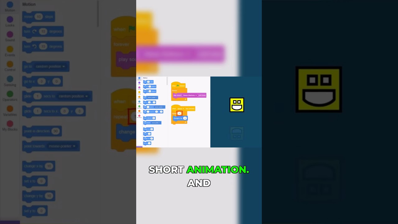 Basic Jumping in Scratch: Up & Down Animation!