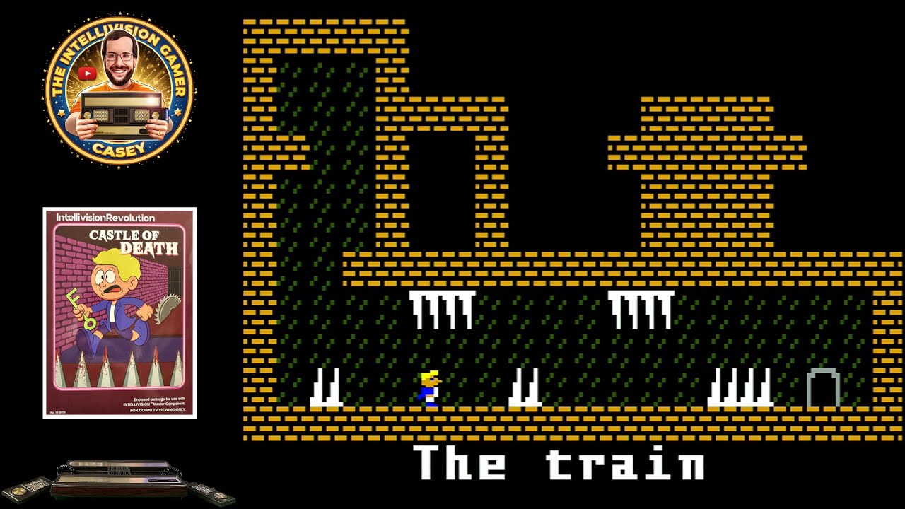Intellivision Castle of Death - Homebrew Game on Original Hardware