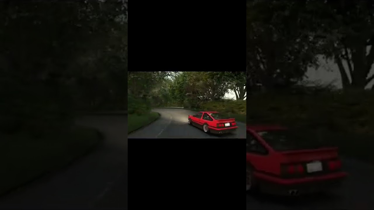Toyota GT Apex Trueno AE86 going 