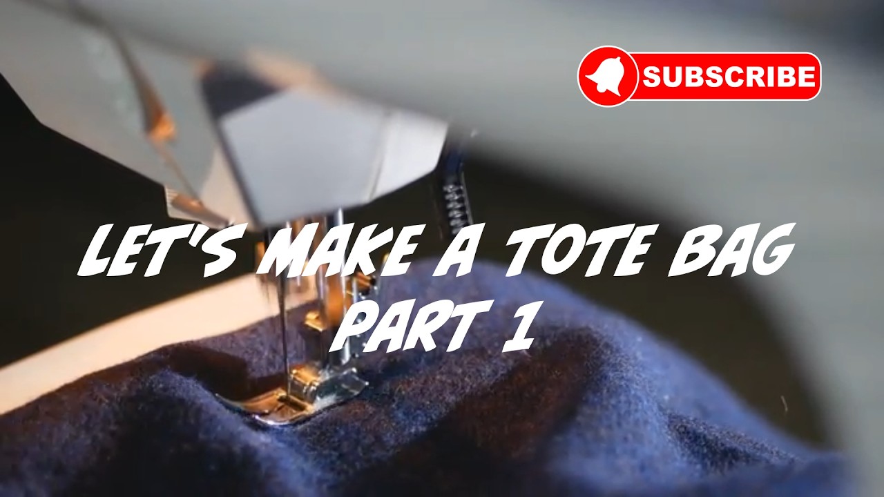 LETS MAKE A TOTE BAG PART 1 | CAN I REMEMBER HOW TO SEW | FAT QUARTER TOTE BAG | QUILTING