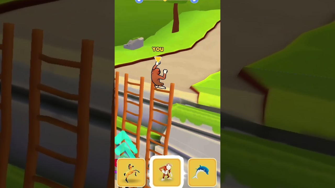 🦥 Animal - shifting & Transform 🐎 level 02 casual game🐬 #shorts #gameplay  #shapeshifting #gaming