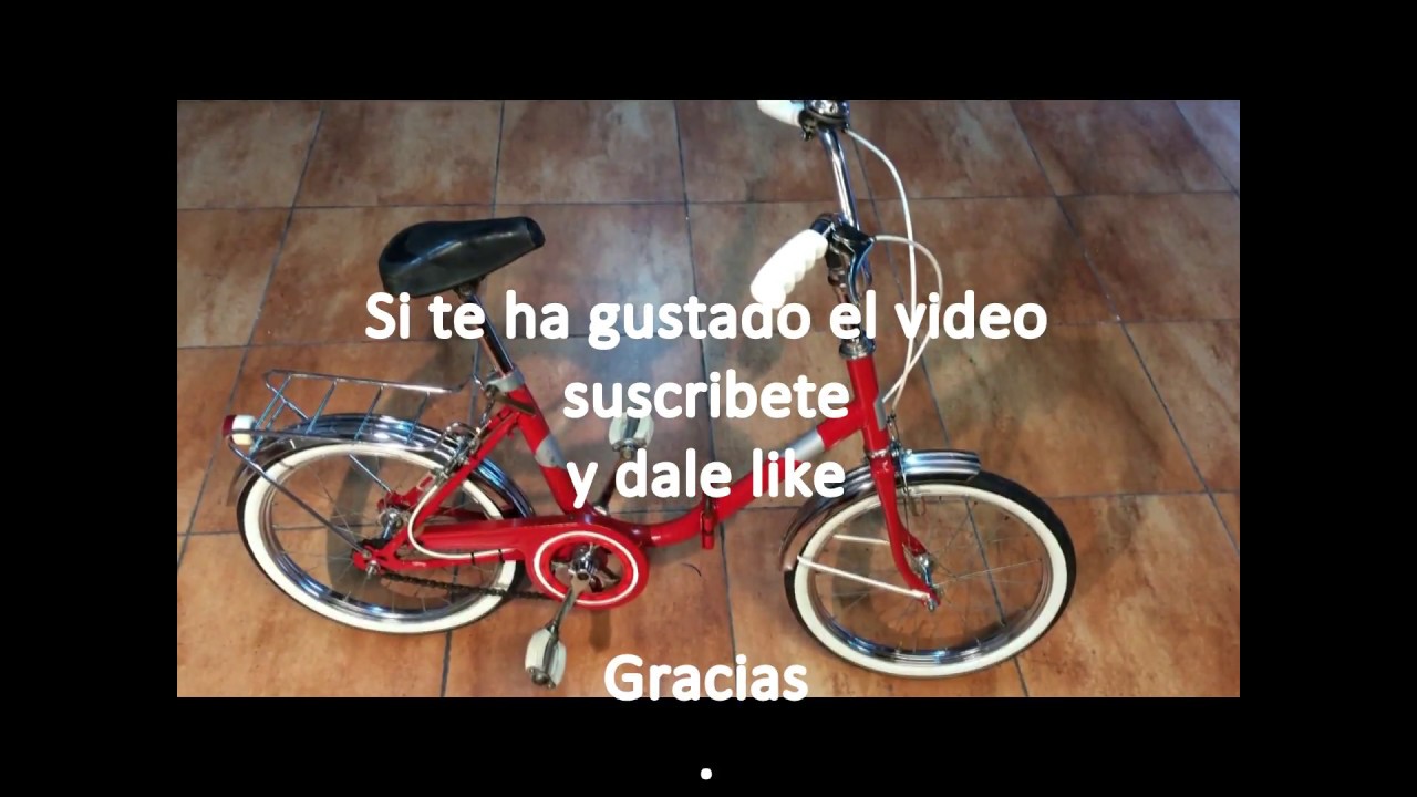 Restauración bici de los años 70