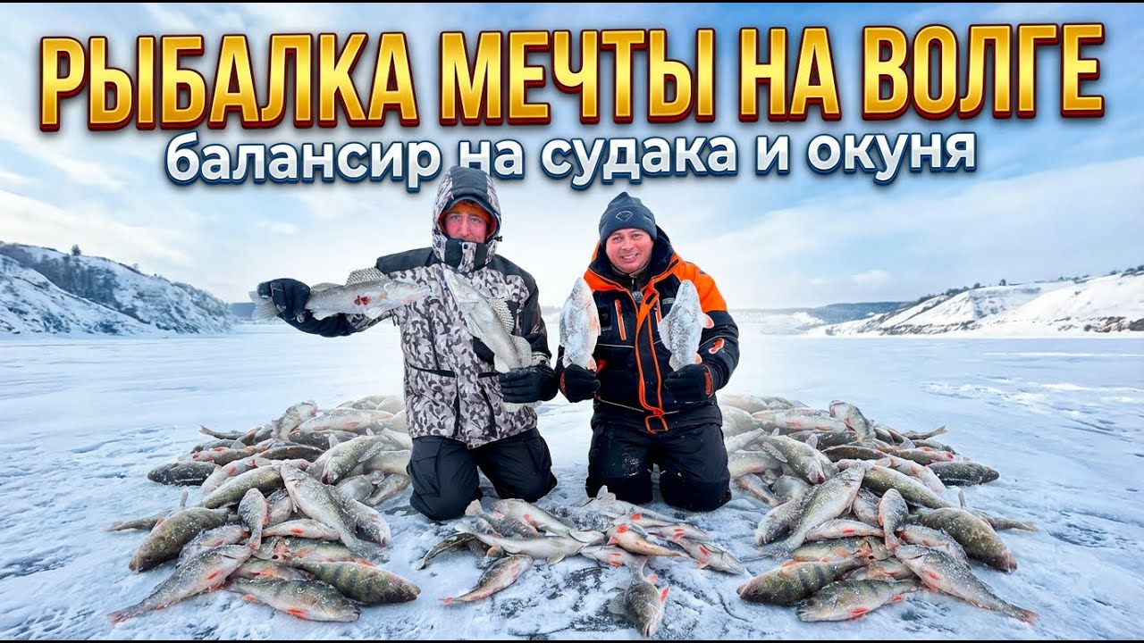 ЖЁСТКОЕ ПОРЕВО СУДАКА И ОКУНЯ НА ВОЛГЕ! 