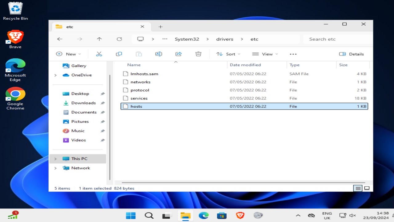 How To Edit Or Replace Hosts File in Windows