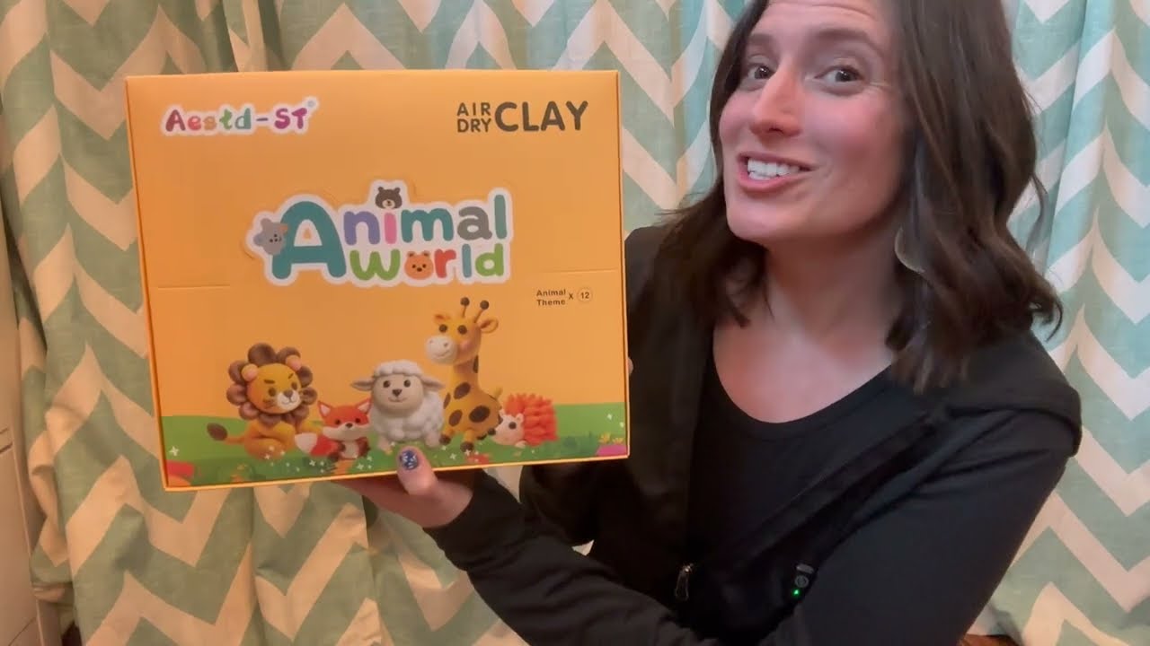 Air Dry Clay Kit - Animal Theme, Modeling Clay, DIY Magic
