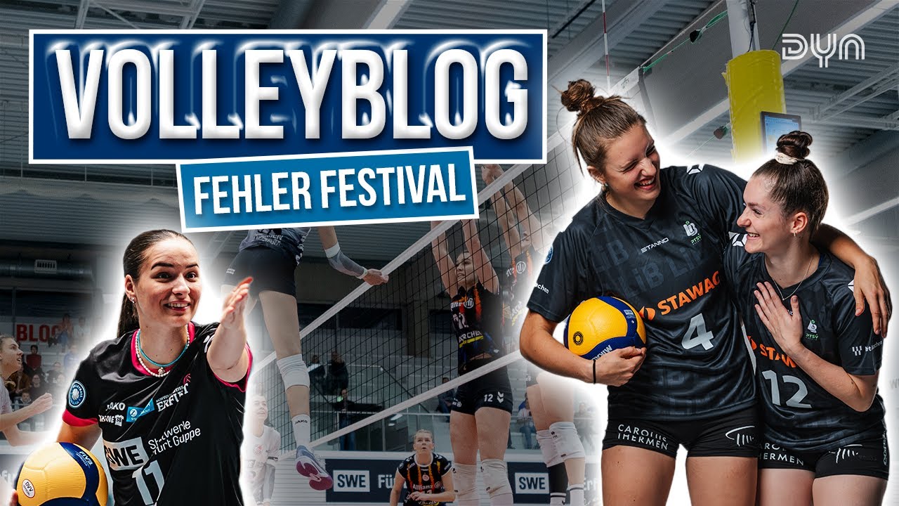 UNFASSBARE SZENEN in der FRAUEN VOLLEYBALL BUNDESLIGA😅😮| Dyn VOLLEYBLOG